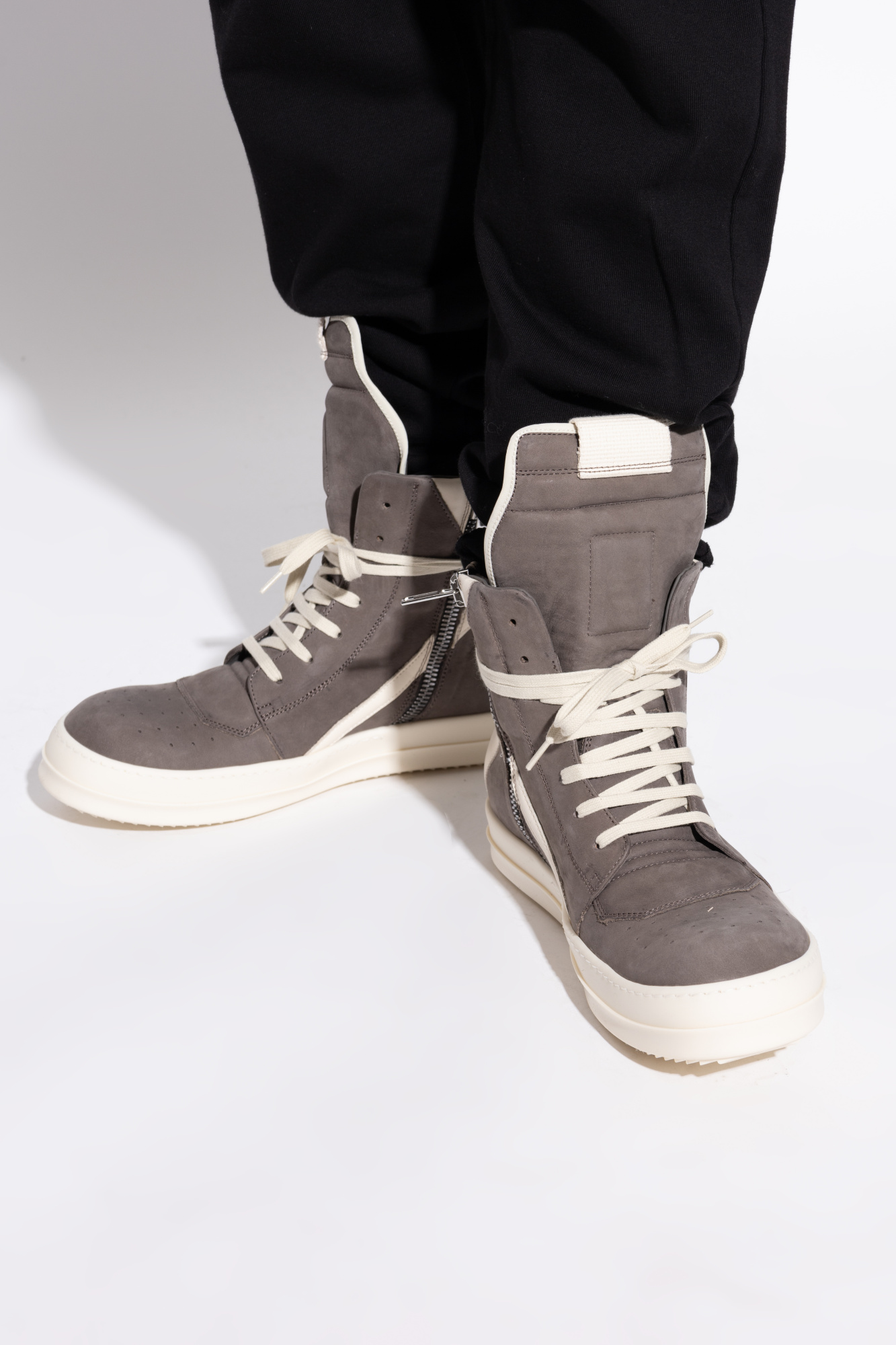 Rick Owens High-top sneakers Geobasket | Men's Shoes | Vitkac Rick Owens High-top sneakers Geobasket | Men's Shoes | Vitkac